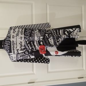 New w/Tags Incredibly Unique Cardigan by Lily by Firmiana XL. Wardrobe Essential